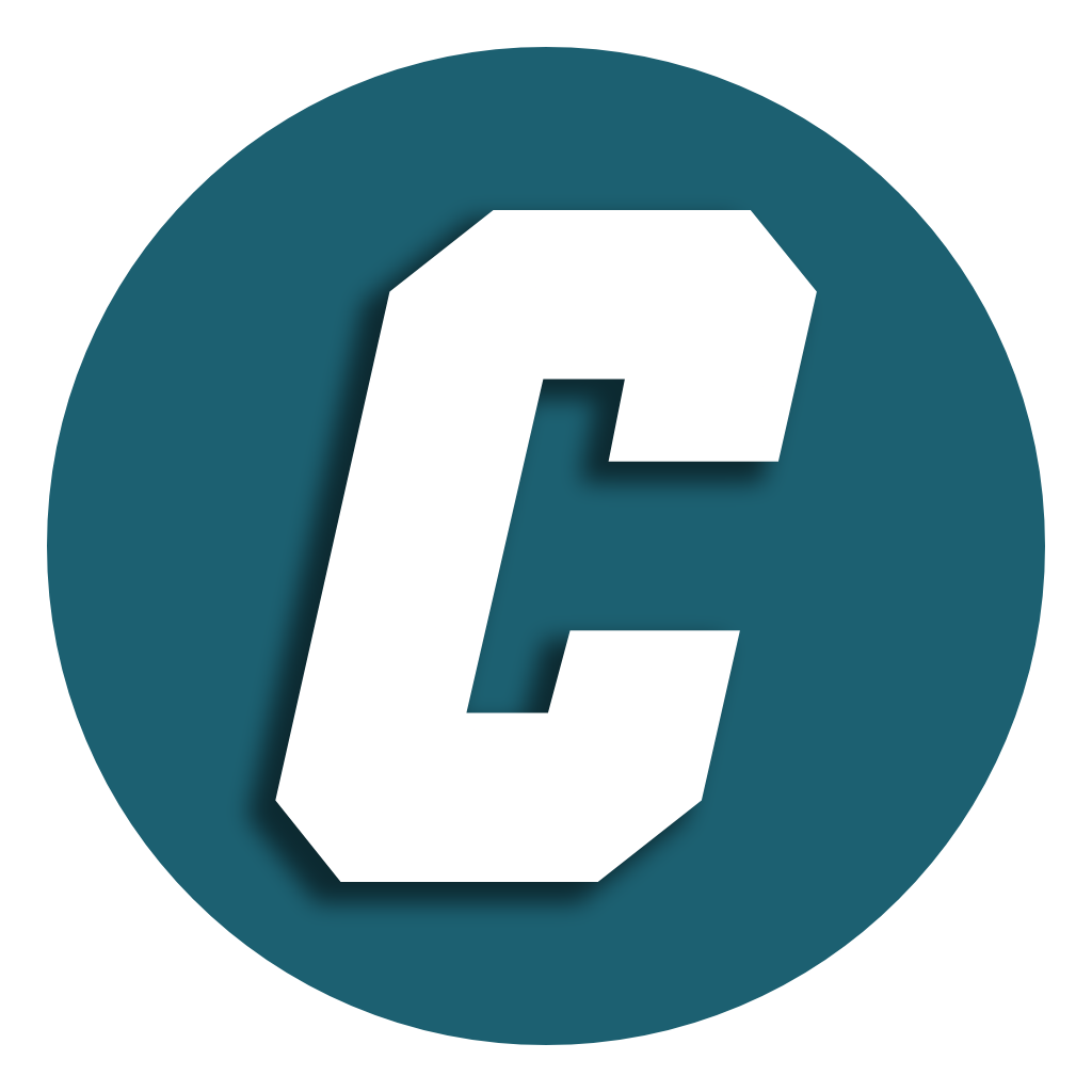 A picture of the logo of calm-cargo
